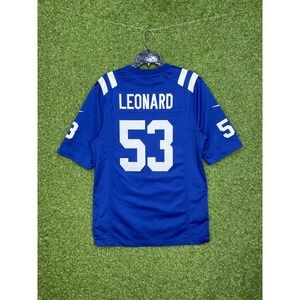 Indianapolis Colts Nike Jersey Mens Size Small S Shaquille Leonard #53 Football